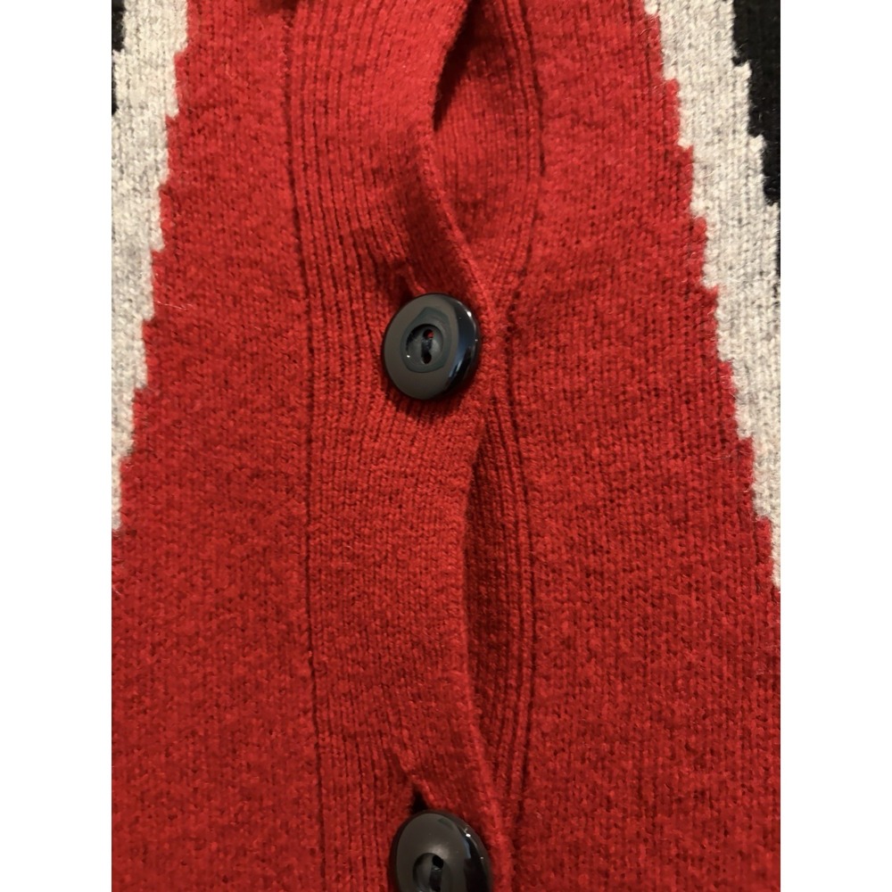 Sparrow Lambswool SM Floral Sweater Dress Belted Dark Academia Retro Cottage - Picture 4 of 16